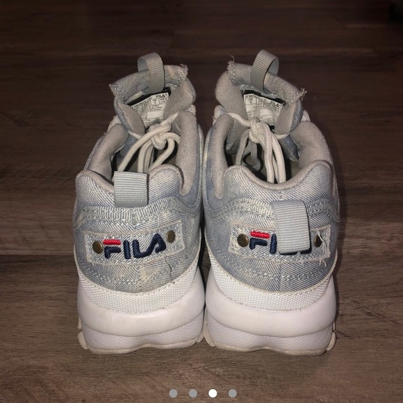 Denim Fila Disruptors - Picture 3 of 4